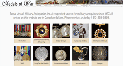 Desktop Screenshot of medalsofwar.com